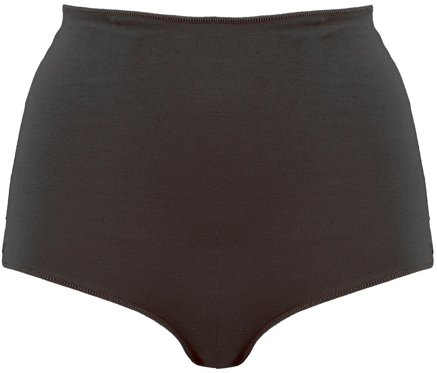 Slip Donna Maxi Modal Cuciture Invisibili S Nero Delinea - Foto 1