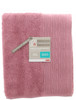 Asciugamano Spugna Cm60x110 Bordo A Rilievo Rosa Casa Premium
