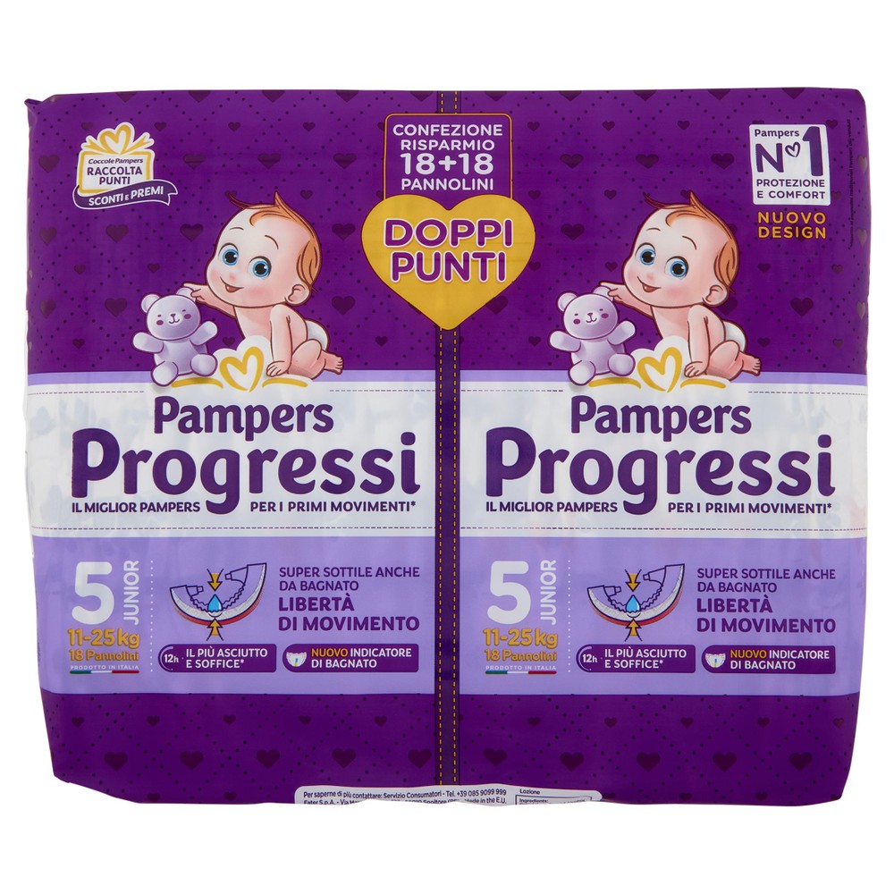 36 Pannolini Progressi Taglia Junior Pampers - Foto 1