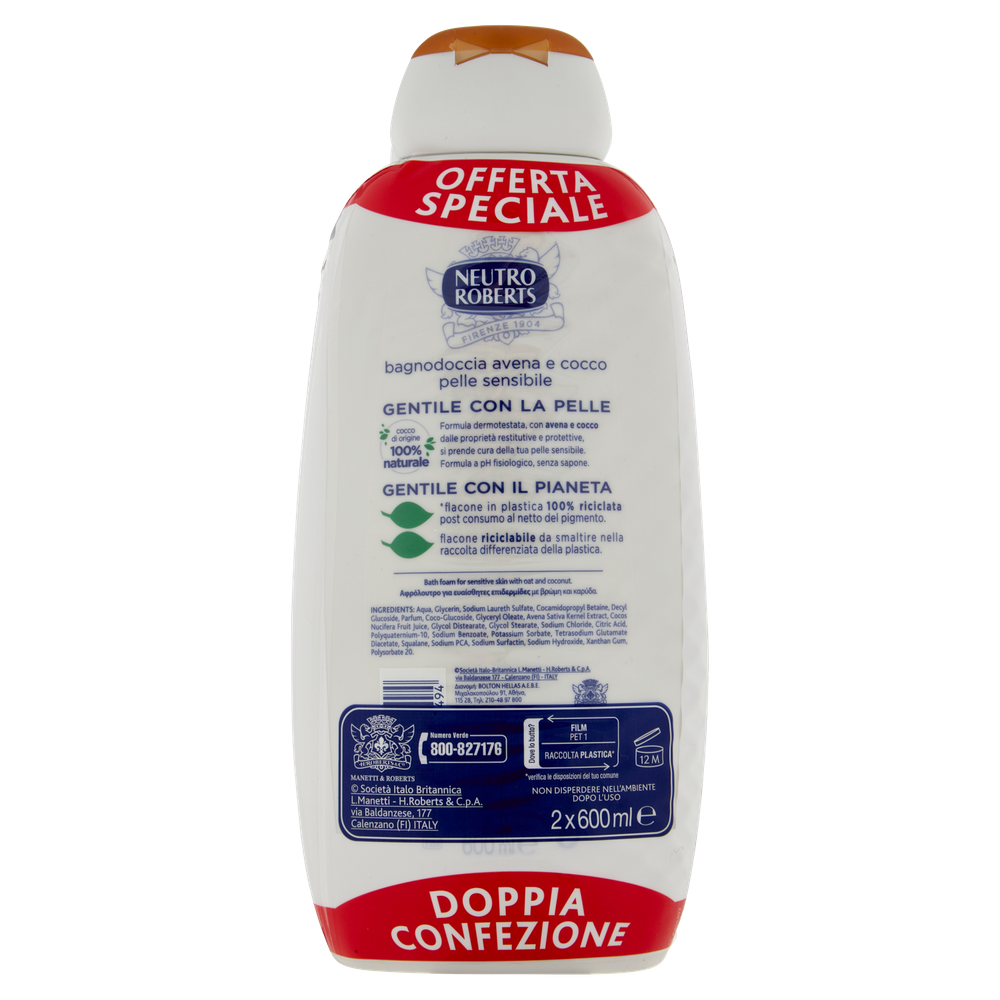 Bagnoschiuma Sensibile Neutro Roberts Bipacco - Foto 3