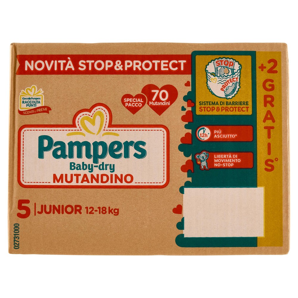 Pannolini Pampers Baby Dry Mutandino Special Junior - Foto 1