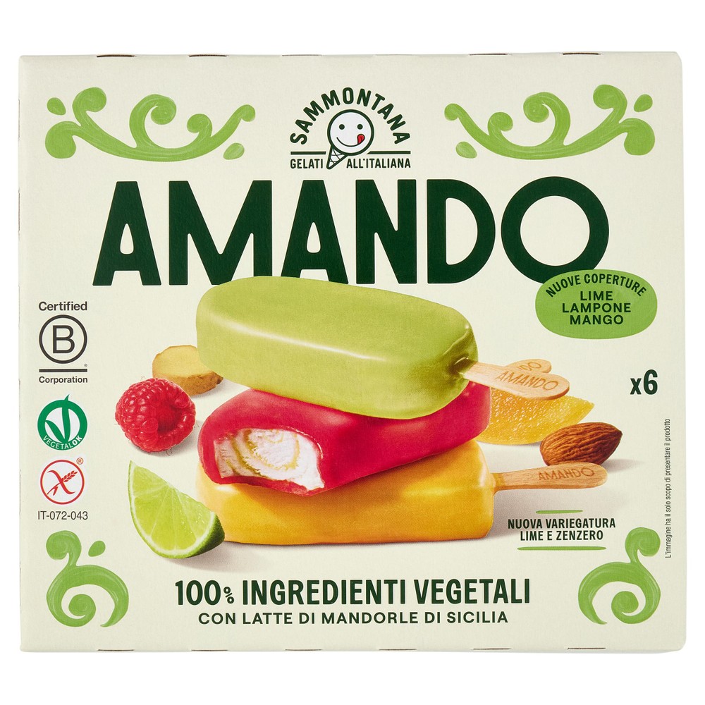 6 Stecchi Alla Frutta Amando Sammontana - Foto 1