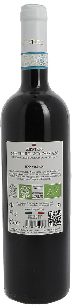 Montepulciano D'abruzzo Bio Natum Agriverde