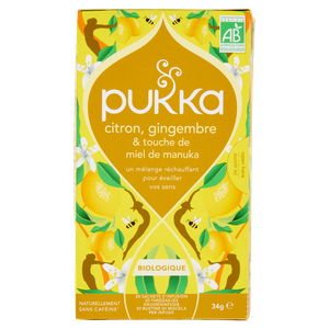 Tisana Lemon-Ginger & Manuka Biologica Pukka - Foto 3