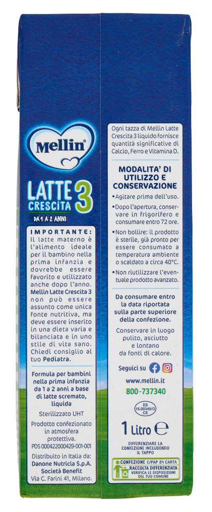 Latte Crescita Liquido 3 Mellin - Foto 3