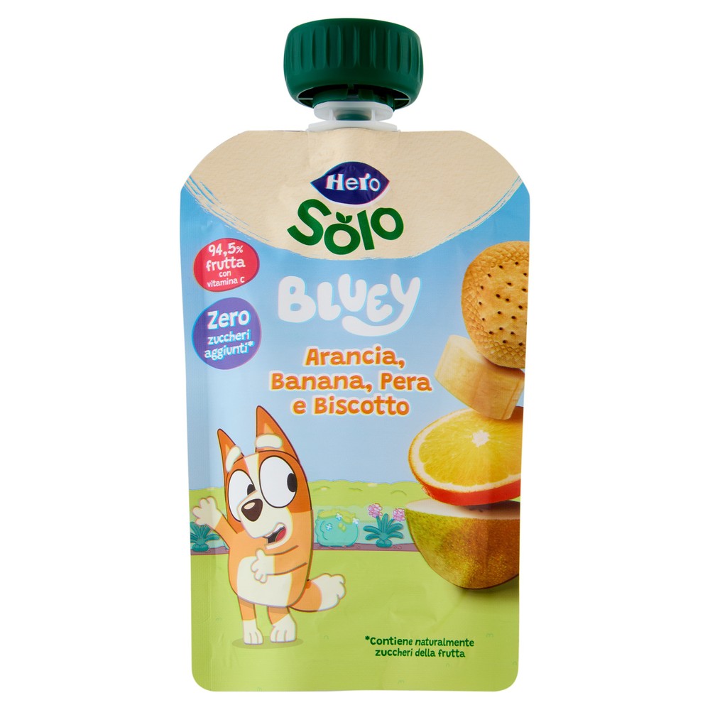 Pouches Arancia Banana Pera Biscotto Hero Solo Bluey - Foto 1