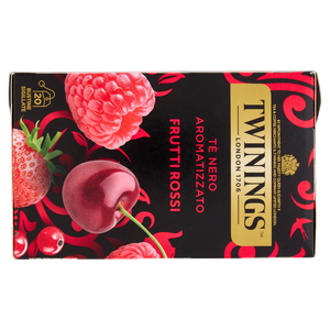Tè Nero Ai Drutti Rossi Fragola Ciliegia Ribes Lampone 20x2g Twinings - Foto 3