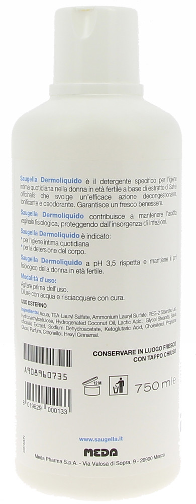 Detergente Intimo Dermoliquido Ph 3,5 Saugella - Foto 2