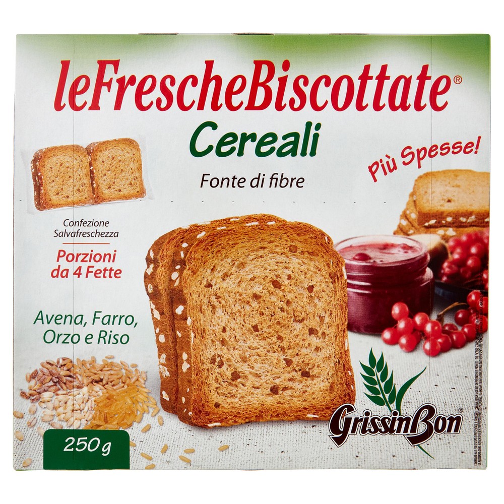 Fette Biscottate Ai Cereali Croccanti Lefreschebiscottate Grissinbon - Foto 1
