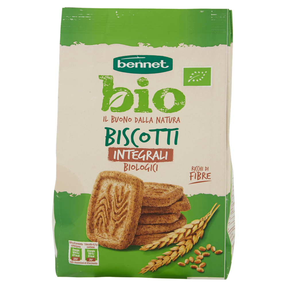 Biscotti Integrali Biologici 26x11,5g Bennet Bio - Foto 3