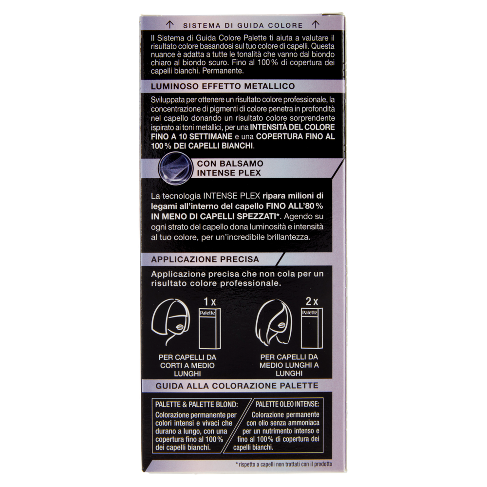 Colorazione Capelli Palette Metallic Collection Platinum Pearl - Foto 3