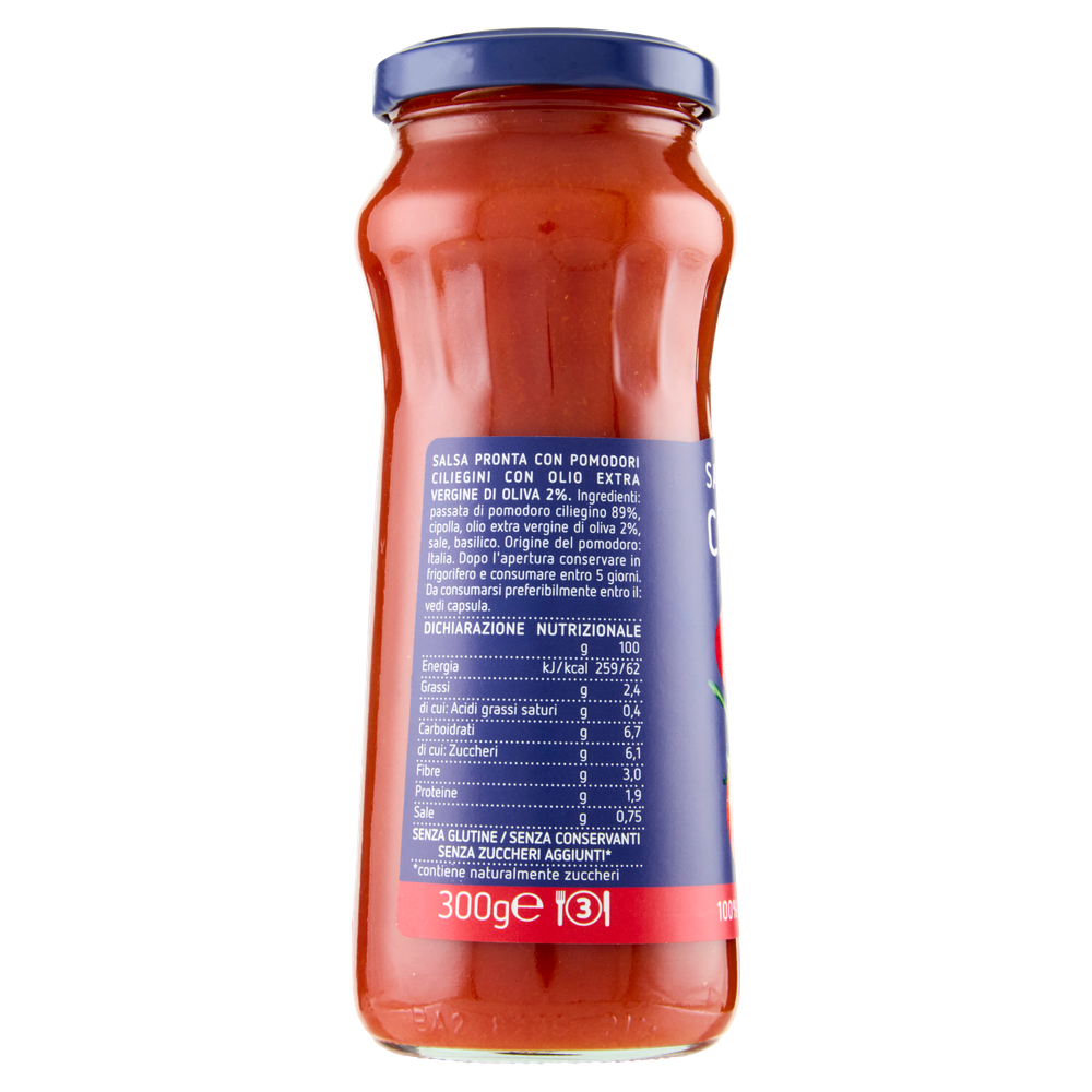 Salsa Pronta Con Pomodori Ciliegini E Olio Extra Vergine Barilla - Foto 2
