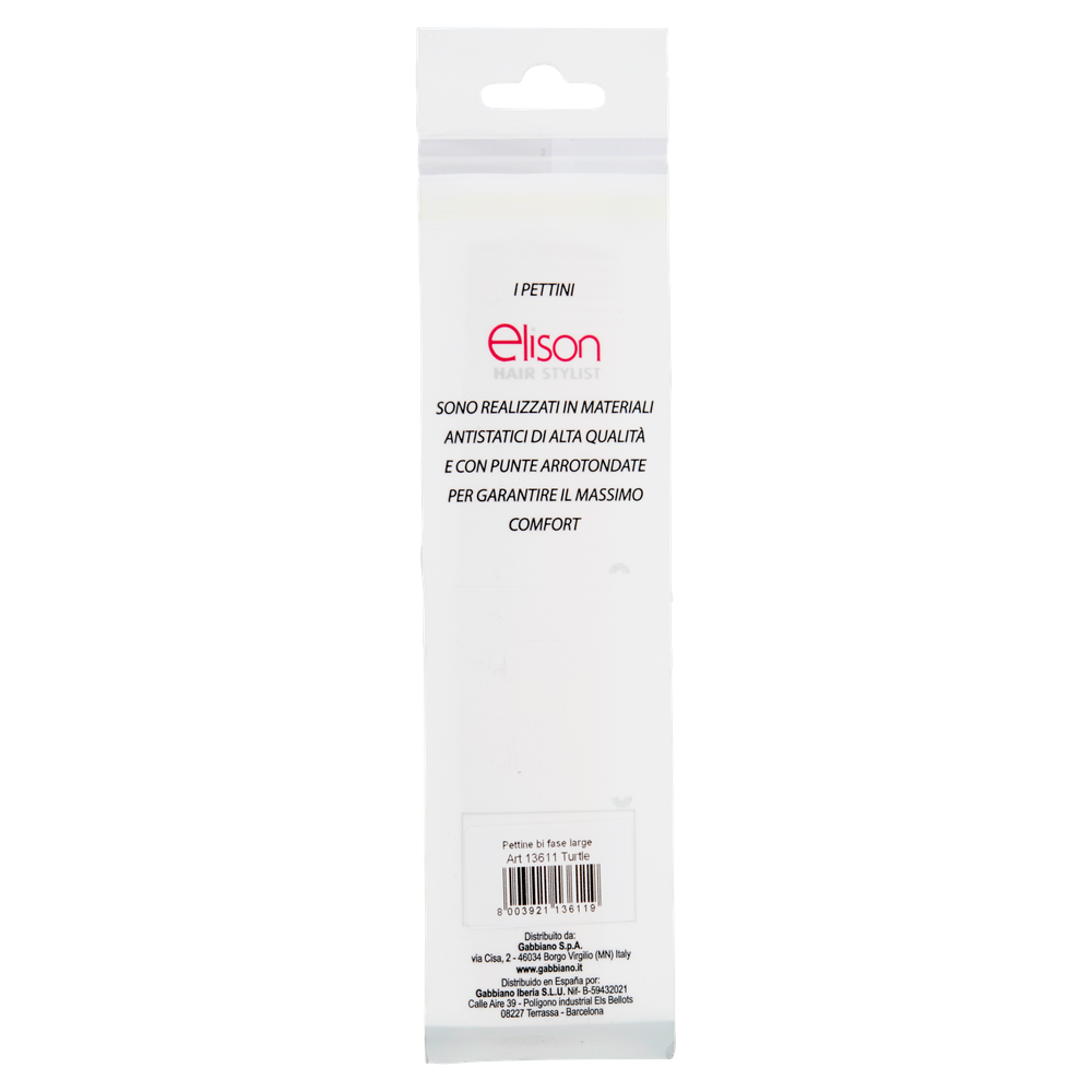 Hair Stylist Professional Hair Pettine Bi Fase Large Elison - Foto 3