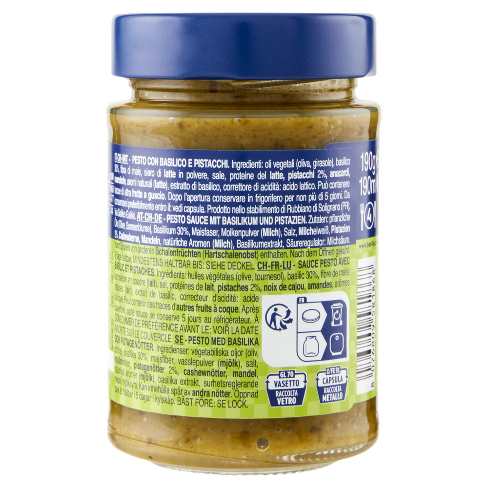 Pesto Basilico E Pistacchio Senza Glutine Barilla - Foto 3