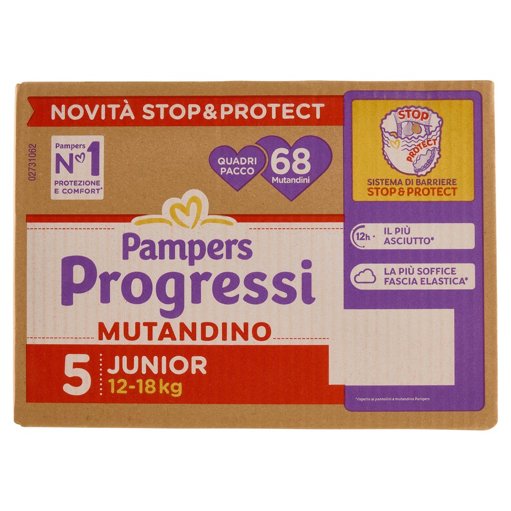 Mutandini Progressi Junior Pampers Conf. Da 68 - Foto 1
