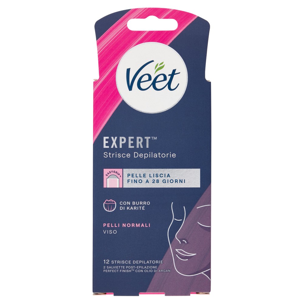 Strisce Depilatorie Viso Pelli Normali Veet - Foto 1