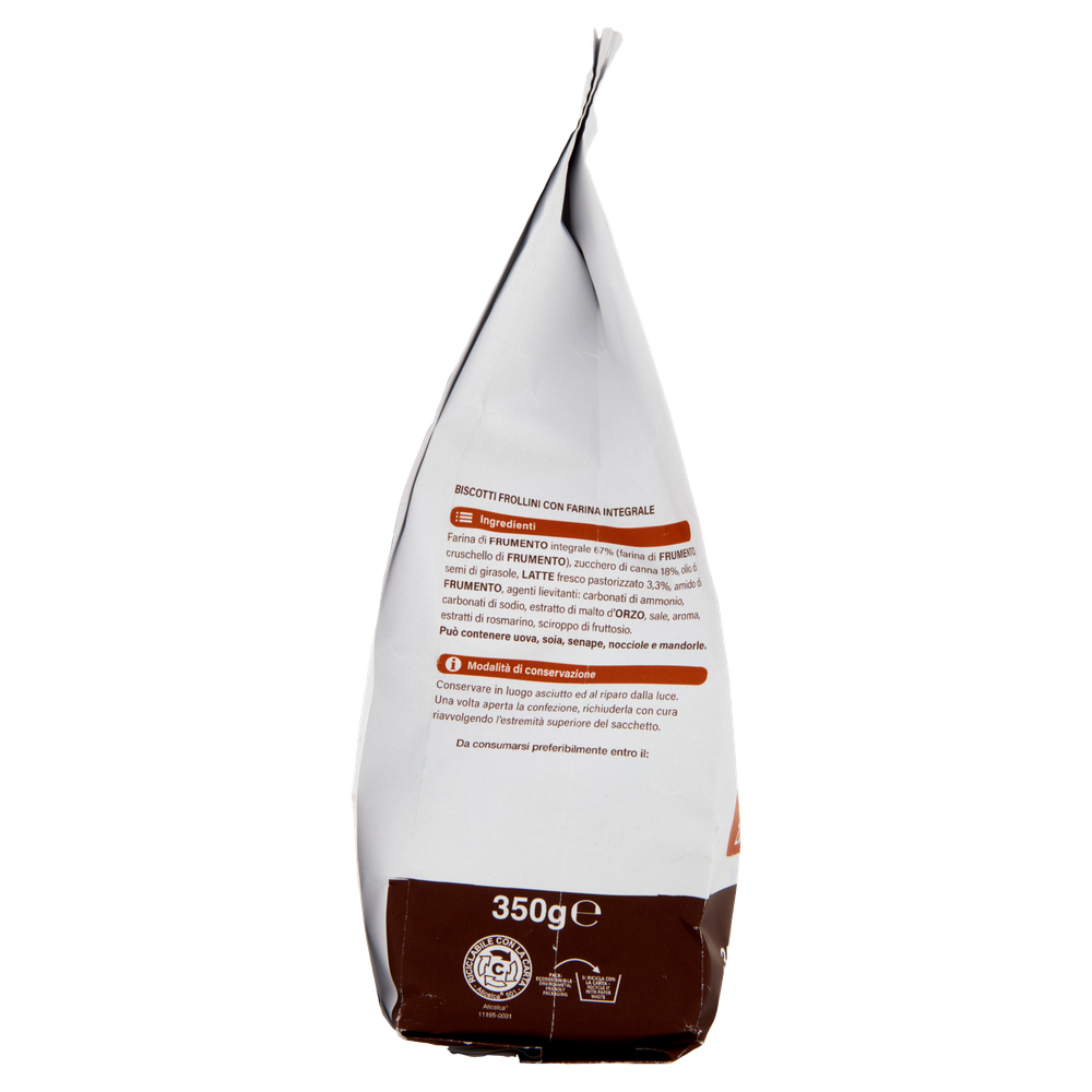 Biscotti Frollini Con Farina Int. Ricchi Di Fibre 50x7g Bennet Vivisì - Foto 2