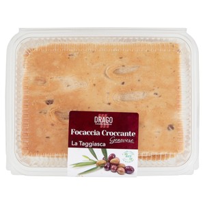 Focaccia Genovese Croccante Con Olive Taggiasche - Foto 1