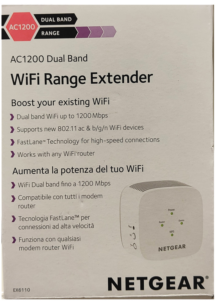 Estensore Di Segnale Wifi E Access Point Ex6110-100pes Netgear