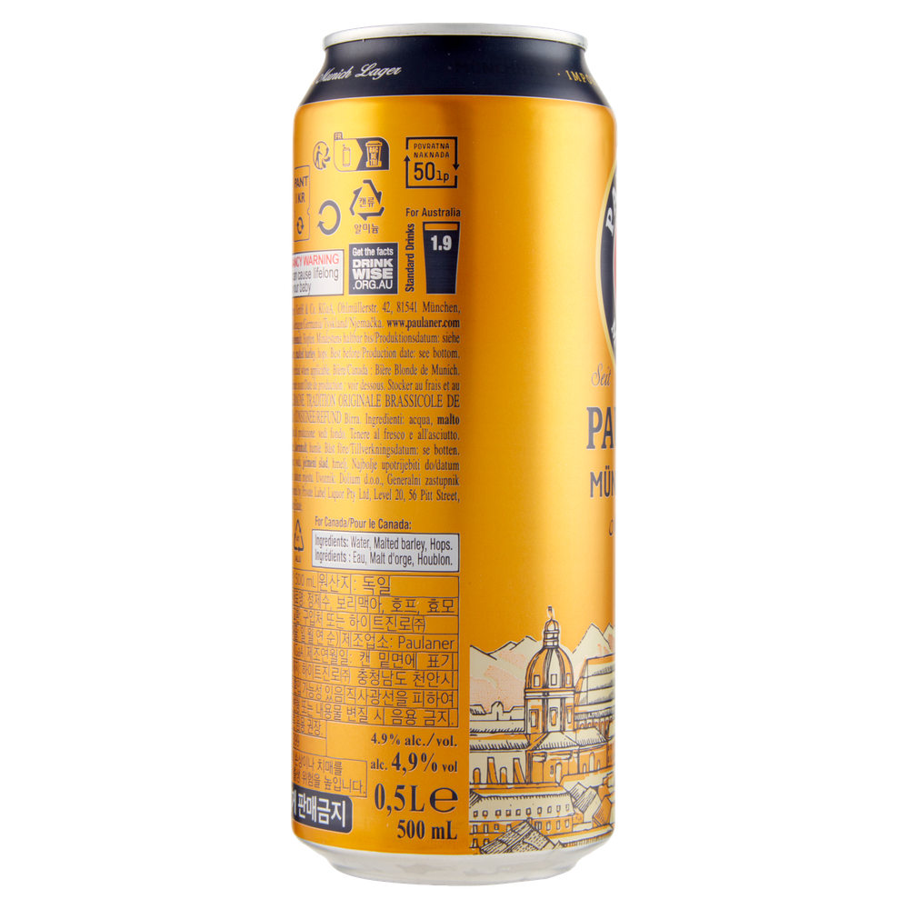 Birra Paulaner Hell Lattina - Foto 2