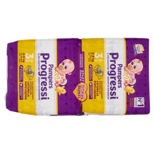 54 Pannolini Progressi Taglia 3 Midi Pampers - Foto 3
