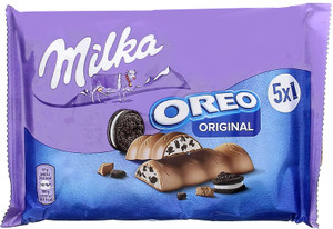 Barretta Cioccolato Con Pezzi Di Biscotti Oreo E Crema Milka - Foto 1