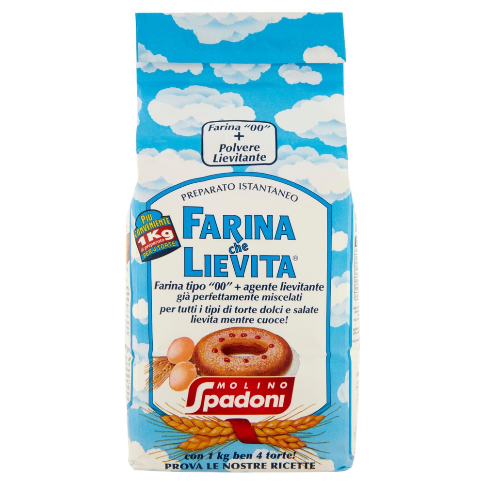 Farina "00" Con Agente Lievitante Incluso E Miscelato Molino Spadoni - Foto 1