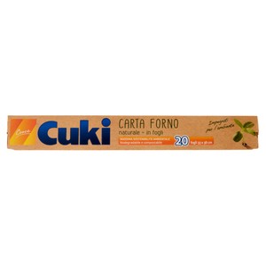 Carta Forno Naturale In Fogli 33x38 Cuki,Conf. Da 20 Fogli - Foto 1