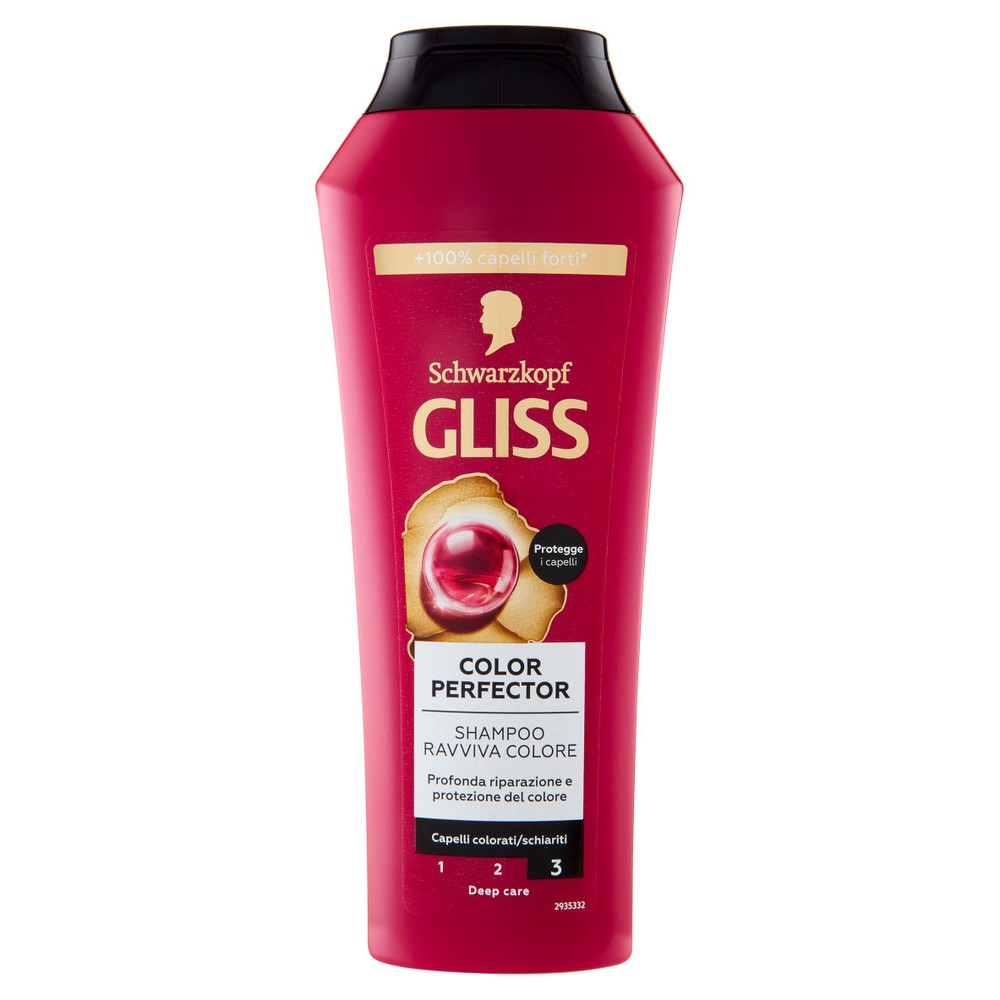 Shampoo Per Capelli Colorati E Schiariti Colour Perfector Gliss - Foto 1