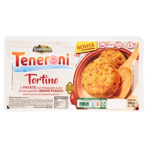 Tortino Patate Con Prosciutto Cotto E Grana Padano Granterre Teneroni - Foto 1