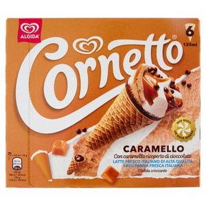Cornetto Caramello 6x76g Algida - Foto 1