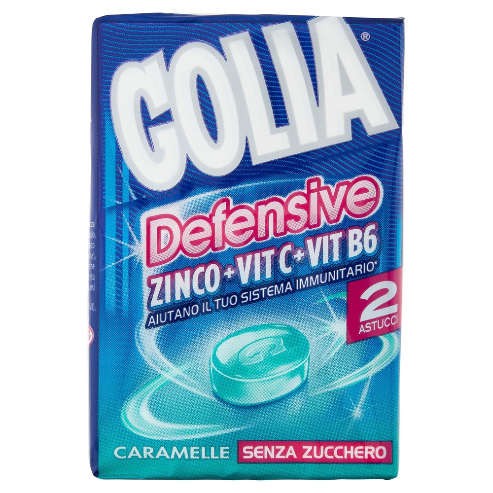 Golia Defensive Caramelle Dure Con Zinco E Vitamine 2x49gr - Foto 1