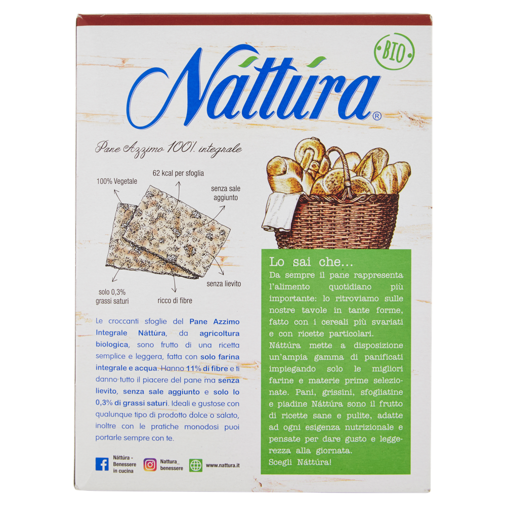 Pane Azzimo Integrale Bio Nattura - Foto 3