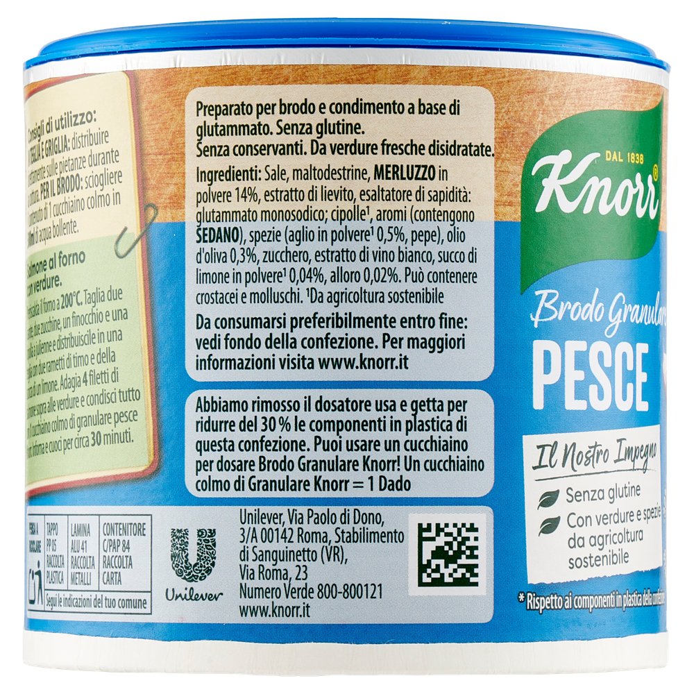 Brodo Granulare Di Pesce Senza Lattosio Knorr - Foto 2