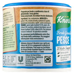 Brodo Granulare Di Pesce Senza Lattosio Knorr - Foto 2