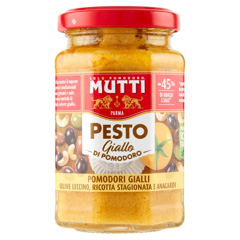 Pesto Di Pomodoro Giallo Con Meno Grassi E Sale Mutti - Foto 1