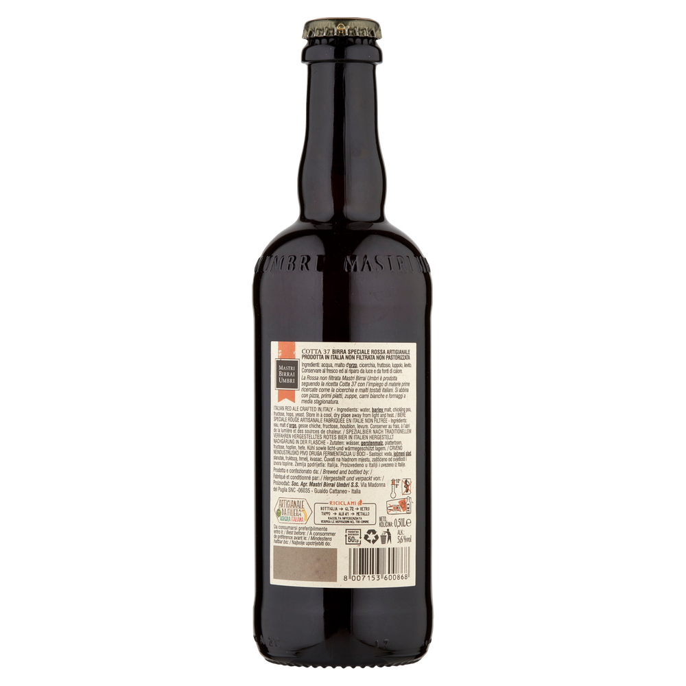Birra Speciale Rossa Cotta 37 Artigianale Mastri Birrai Umbri - Foto 3