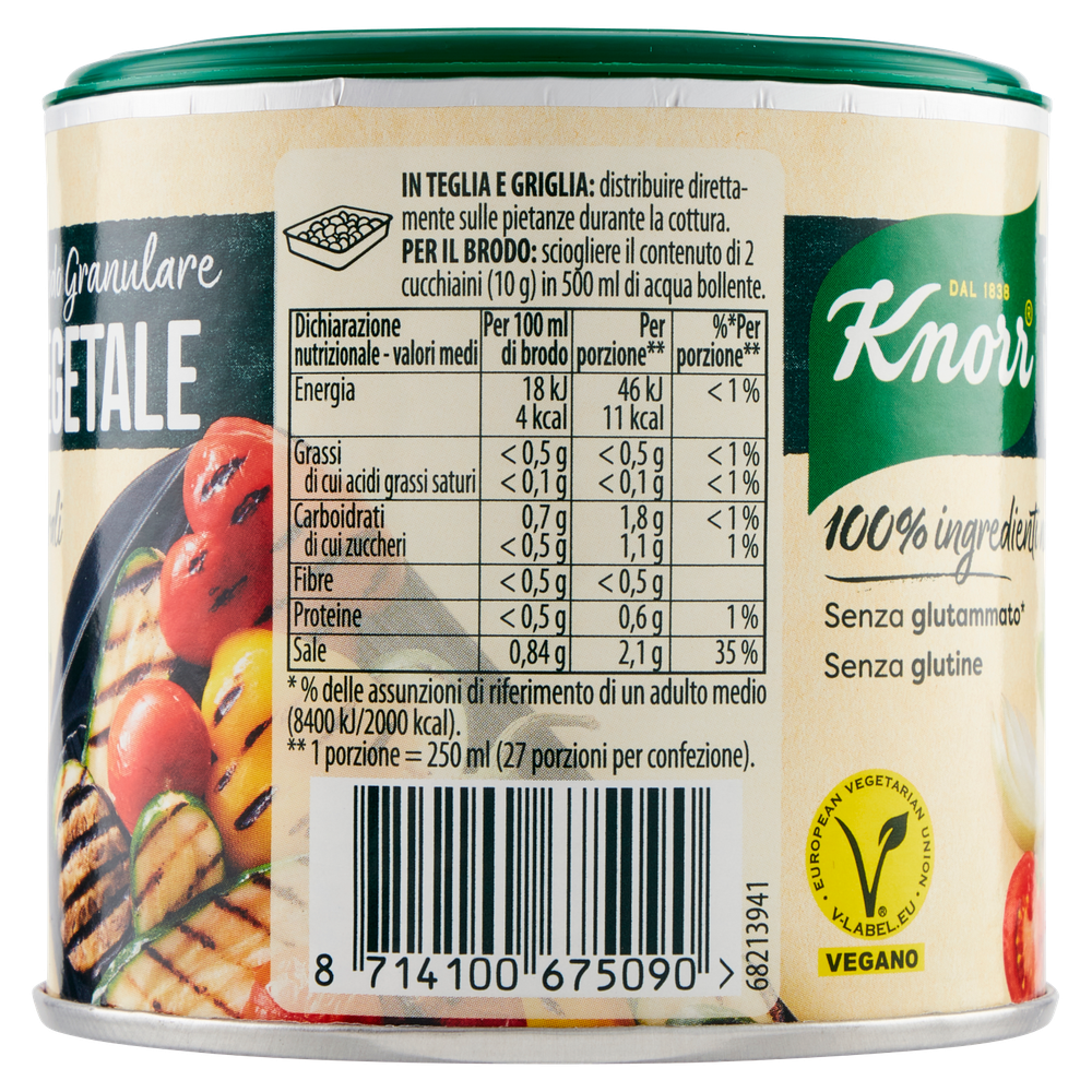 Brodo Granulare Vegetale Senza Glutine Knorr - Foto 2