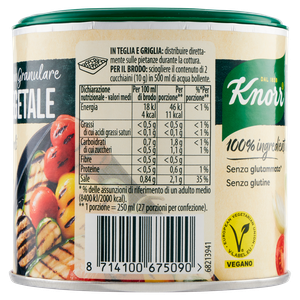 Brodo Granulare Vegetale Senza Glutine Knorr - Foto 2