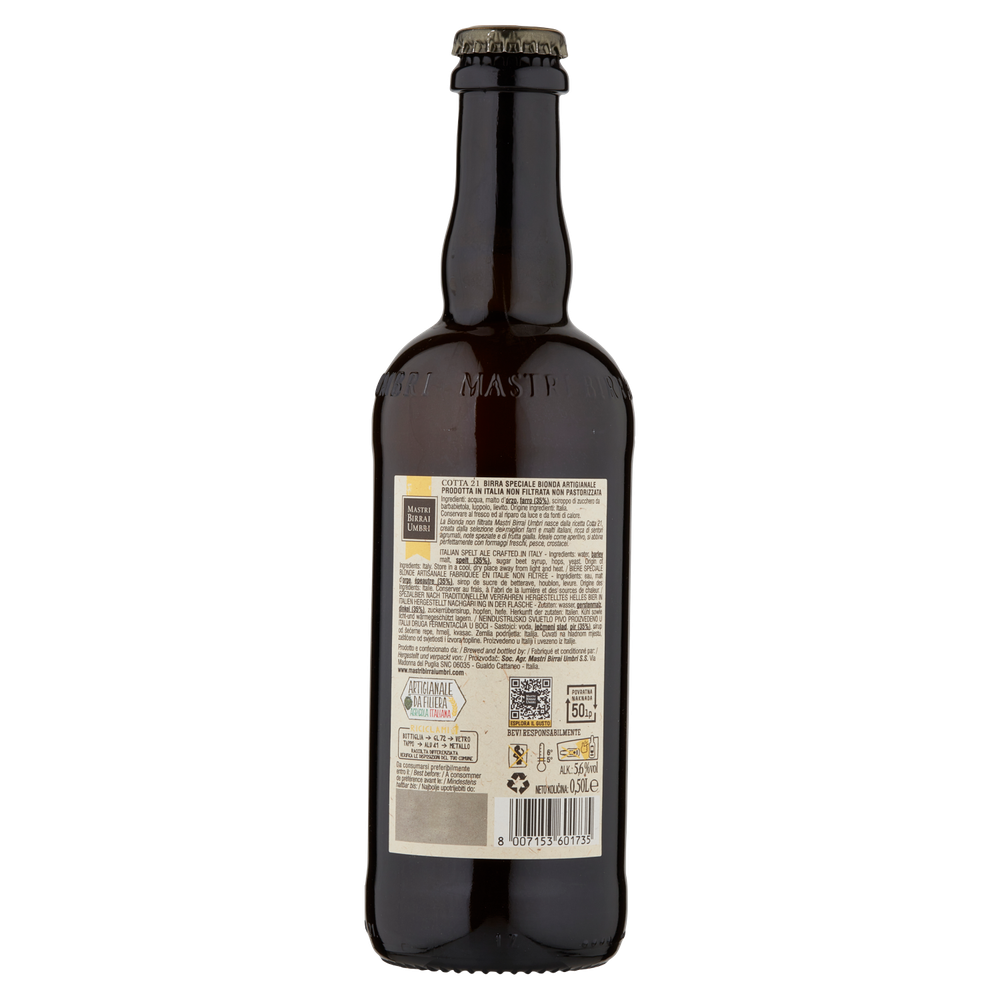 Birra Bionda Cotta 21 Artigianale 100% Italiana Mastri Birrai Umbri - Foto 3