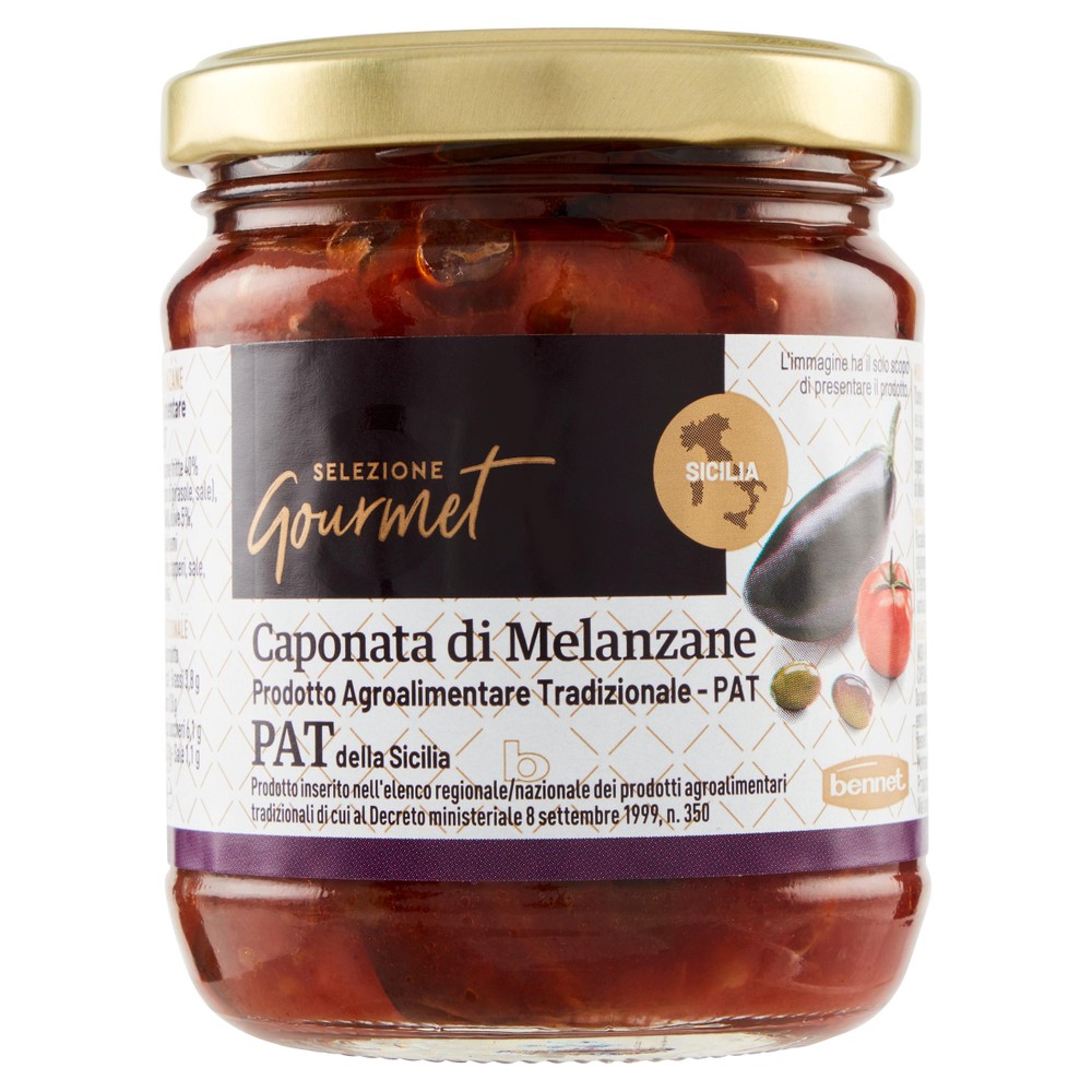 Caponata Di Melanzane Della Sicilia Selezione Gourmet Bennet - Foto 1