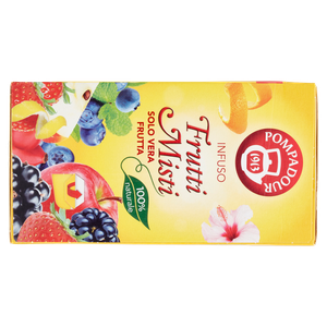 Infuso Ai Frutti Misti Naturale Senza Teina 20x3g Bustine Pompadour - Foto 3