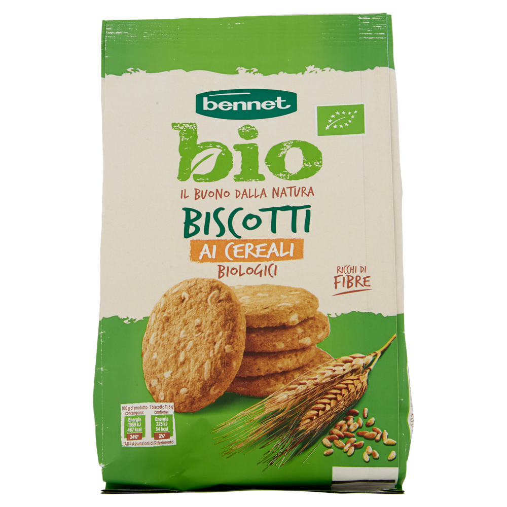 Biscotti Ai Cereali Biologicii 26x11,5g Bennet Bio - Foto 3