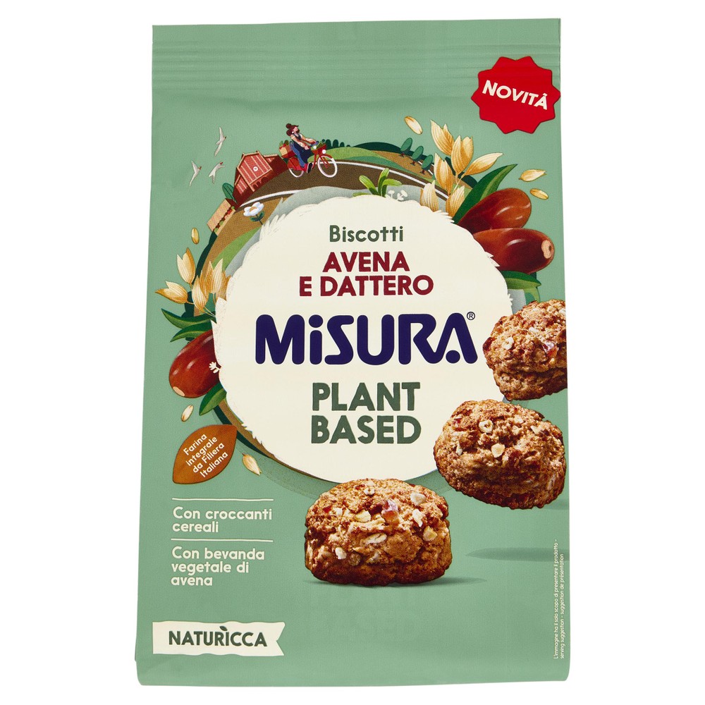 Biscotti Avena E Dattero Naturicca Misura - Foto 1