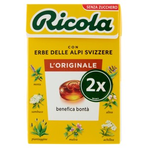 Caramelle Alle Erbe Balsamiche Originali Senza Zucchero 2x50g Ricola - Foto 1