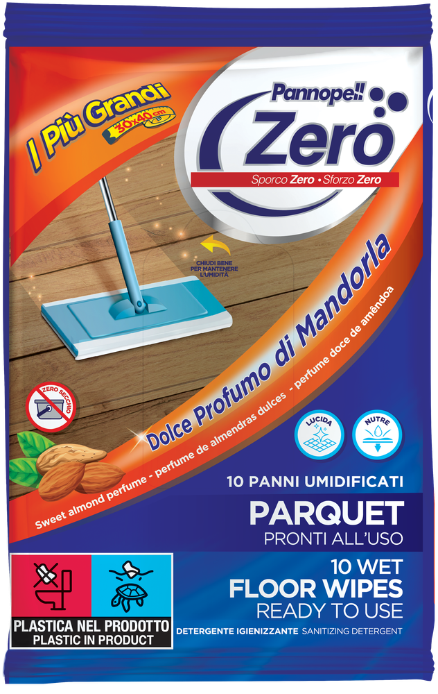 10 Panni Umidi Extralarge Per Parquet Pannopell - Foto 1