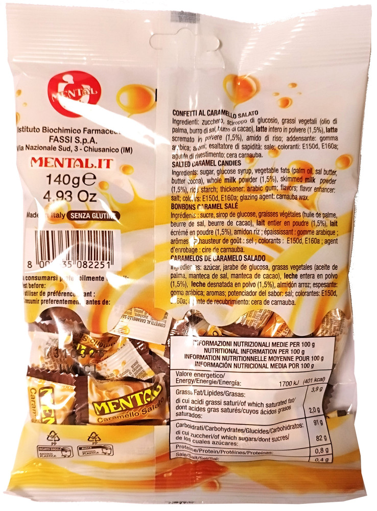 Caramelle Confetti Al Caramello Salato Mental - Foto 2