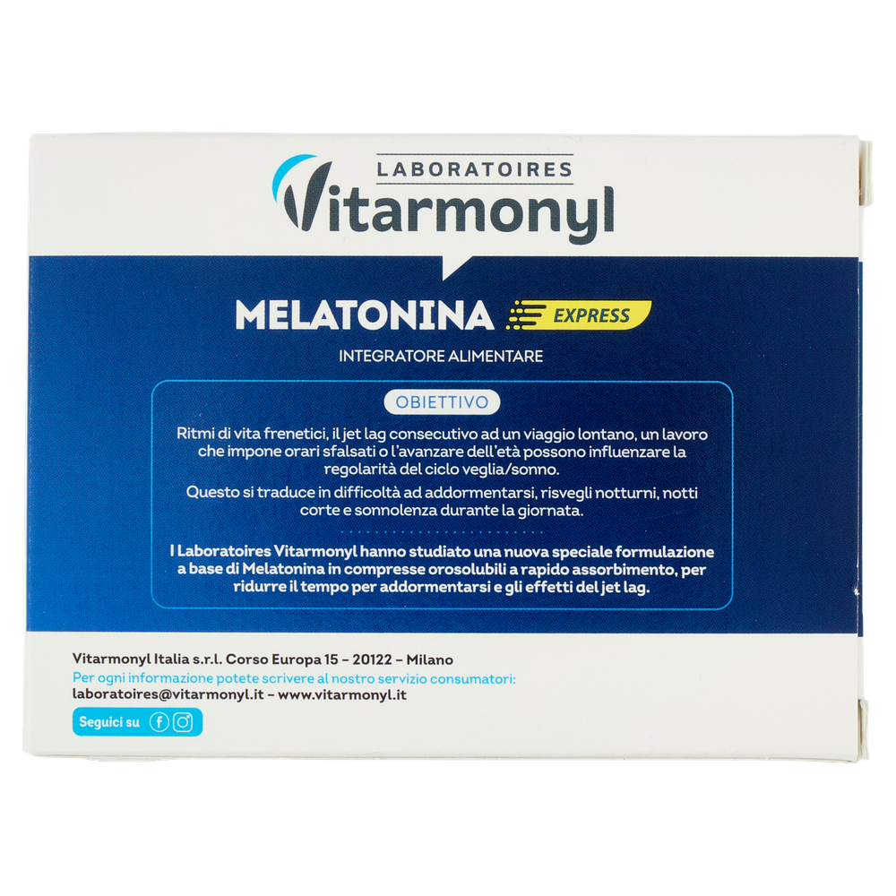 Melatonina Express Vitarmonyl 60 Compresse - Foto 3