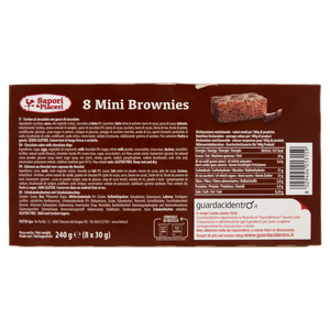 Mini Brownies 8x30g Con Gocce Di Cioccolato Sapori & Piaceri - Foto 3