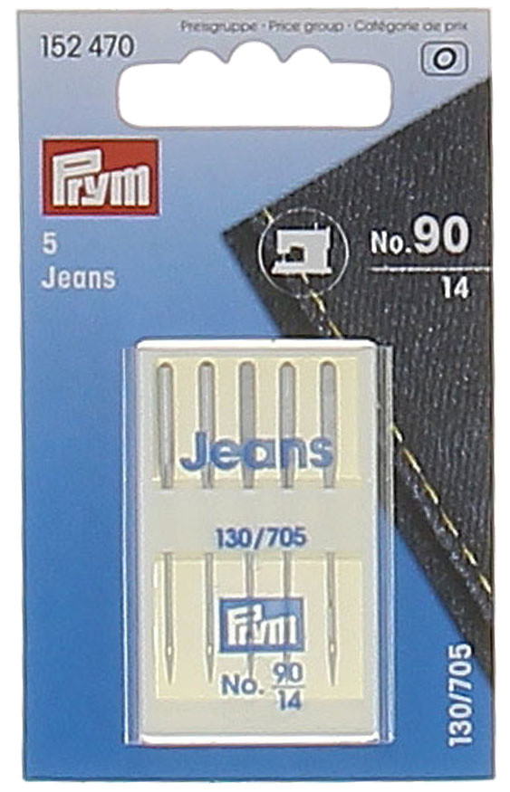 5 Aghi Per Macchina Da Cucire Jeans N.90 Prym - Foto 1
